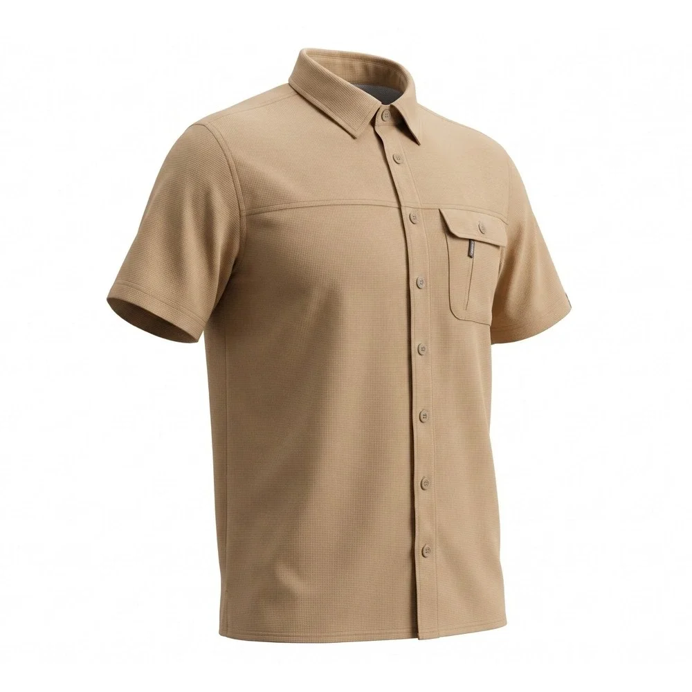 The North Face Mens Hiking L Shirt Button Down Vented Outdoors Shirt Fishing
